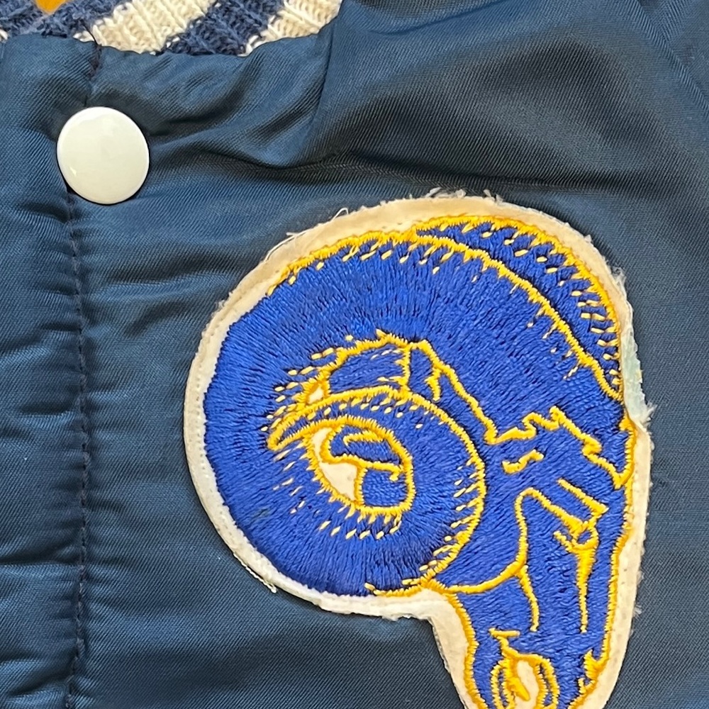 Vintage 1970’s Los Angeles Rams Stahl-Urban Child’s Satin Jacket - Size 5